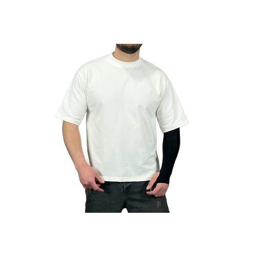 تیشرت آستین کوتاه بیسیک قواره آزاد باکسی